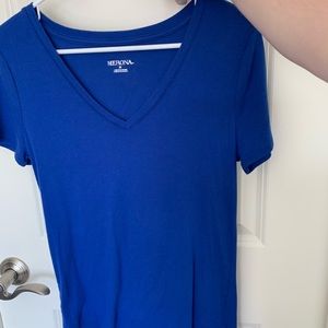Royal blue Vneck